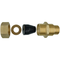 Муфта (сальник) для ввода нагревательного кабеля в трубу