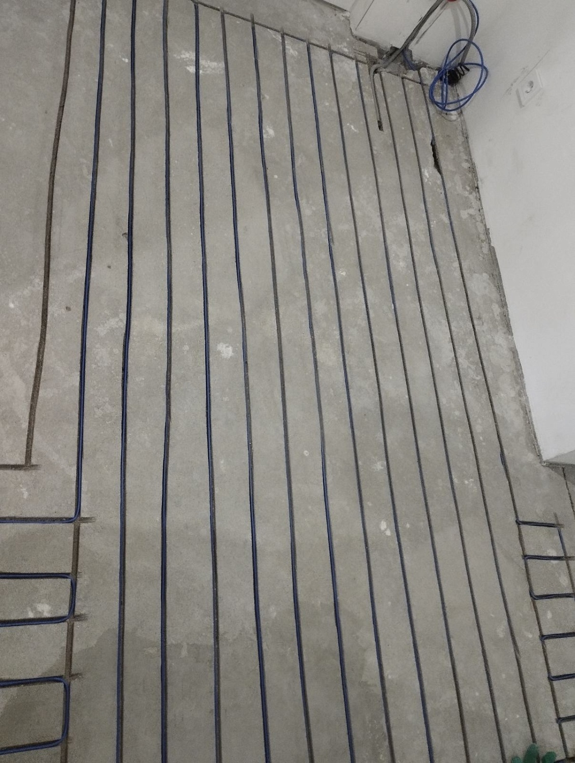 Монтаж электрических тёплых полов