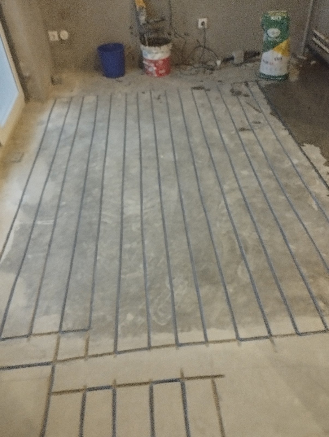 Монтаж электрических тёплых полов