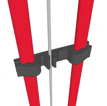 Зажим RX/Т( КМ/Т) для крепления греющего кабеля в водосточной трубе на тросу