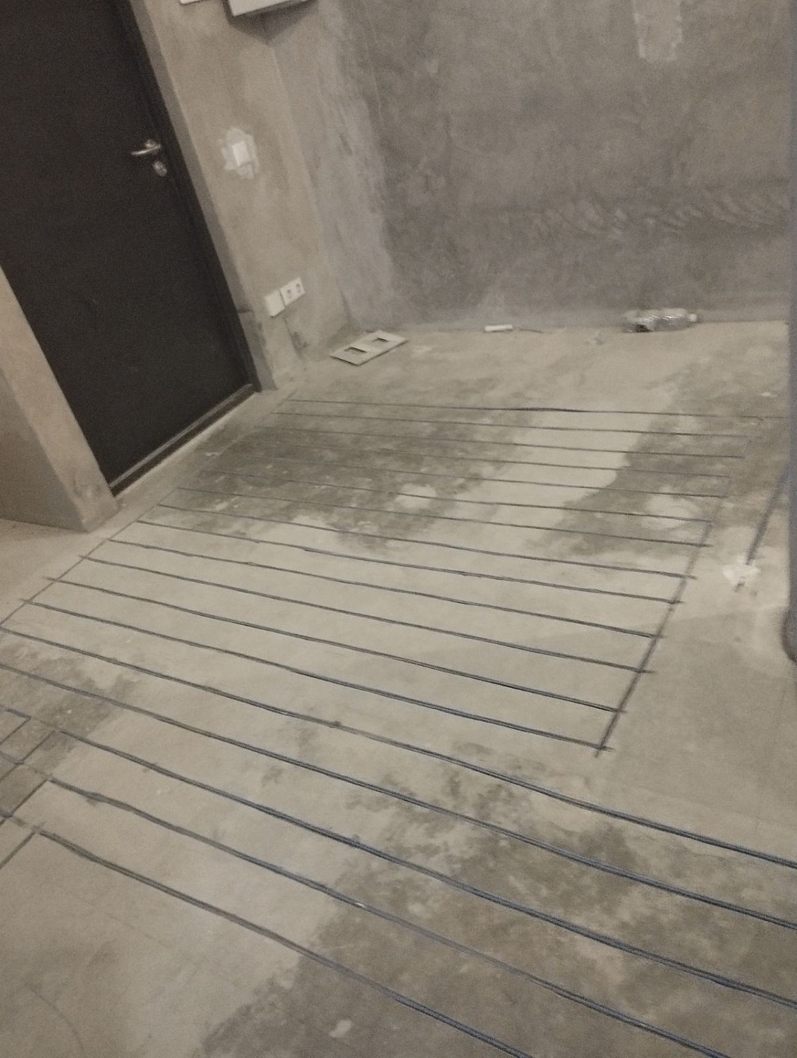 Монтаж электрических тёплых полов